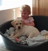 Boby-Pablo von der Zauberschmiede in seiner neuen Familie.